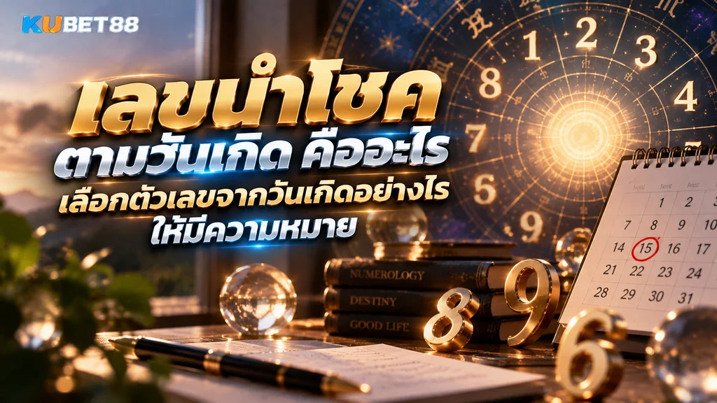 เลขนำโชคตามวันเกิด คืออะไร เลือกตัวเลขจากวันเกิดอย่างไรให้มีความหมาย